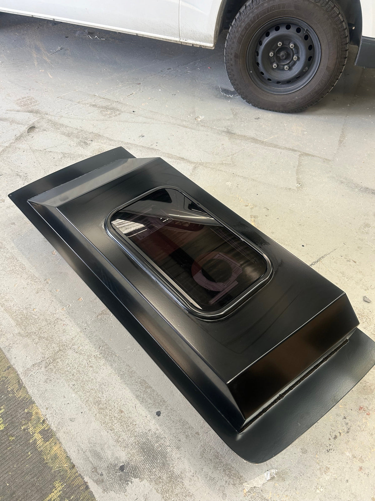 Toyota Hiace 200 Series campervan side flare pod