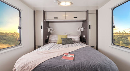 Caframo Sirocco II caravan fan 360 degree airflow