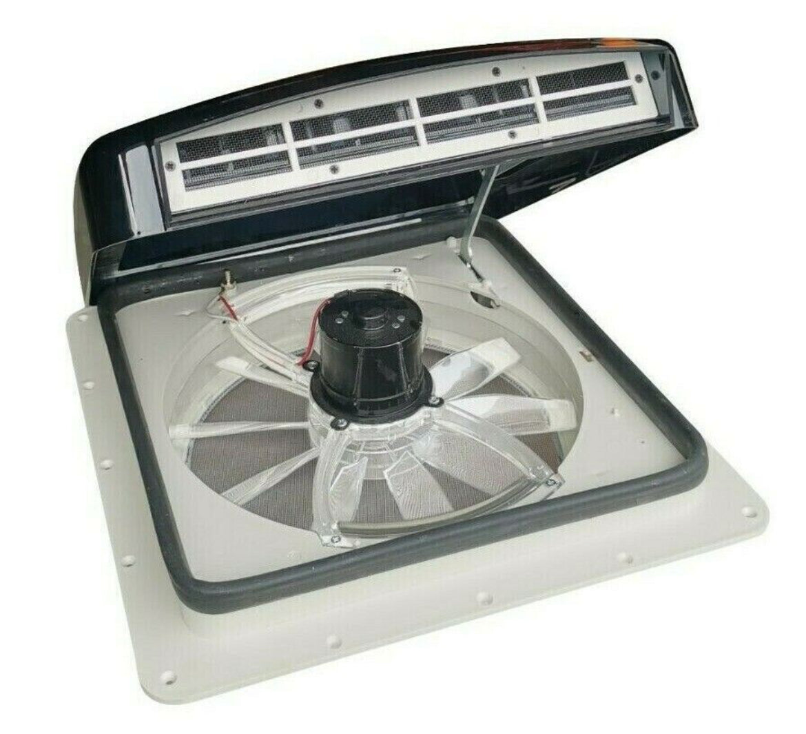 TRA 12V electric campervan roof vent with rain sensor and remote