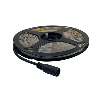 5m 12V warm white LED strip light for campervan