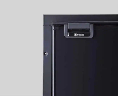 Bushman DC130-X upright fridge freezer open view