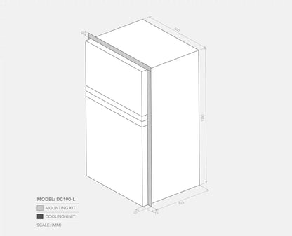 Bushman DC190L-X 190L fridge interior
