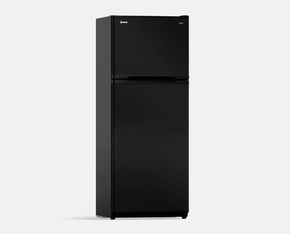 Bushman DC225L-X 225L upright fridge freezer front view