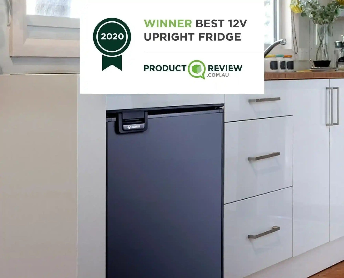 Bushman DC65-X upright fridge alternate view