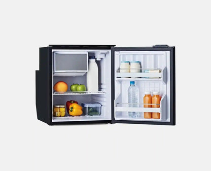 Bushman DC65-X upright fridge freezer open view