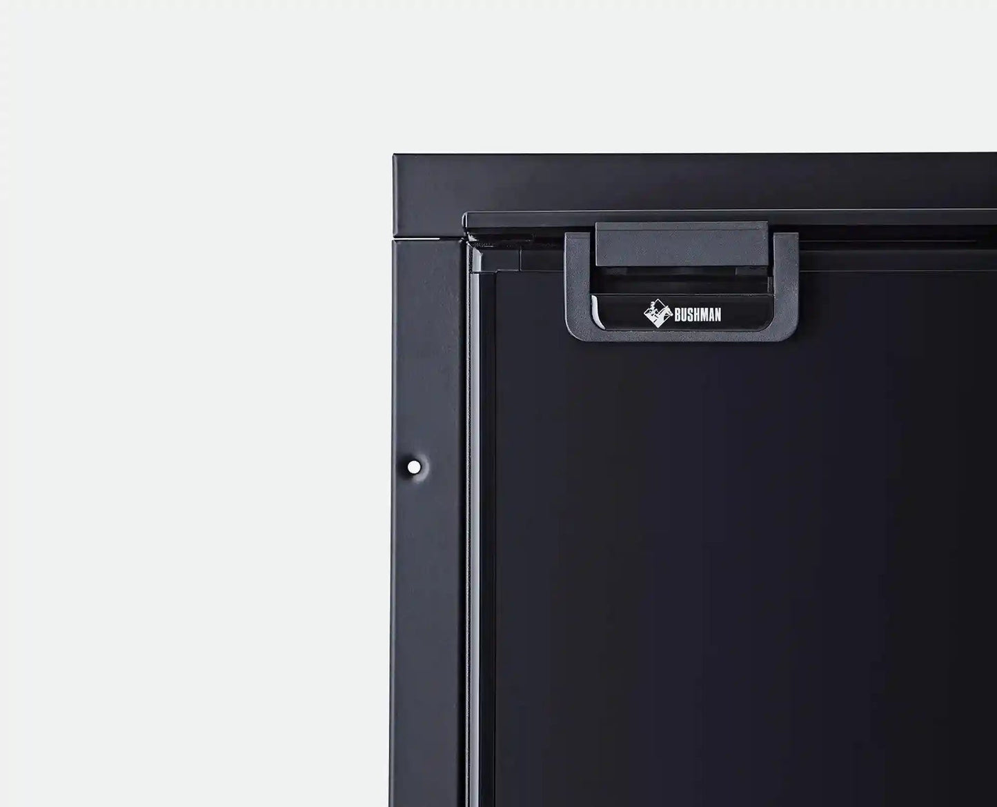 Bushman DC65-X upright fridge side detail