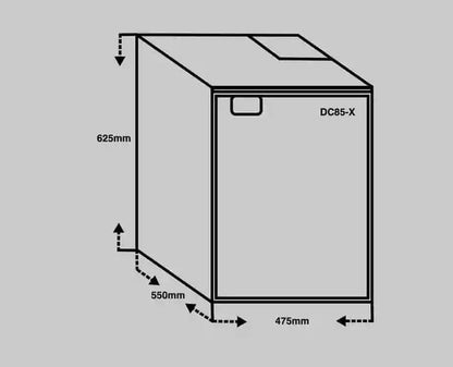 Bushman DC85-X upright fridge product detail