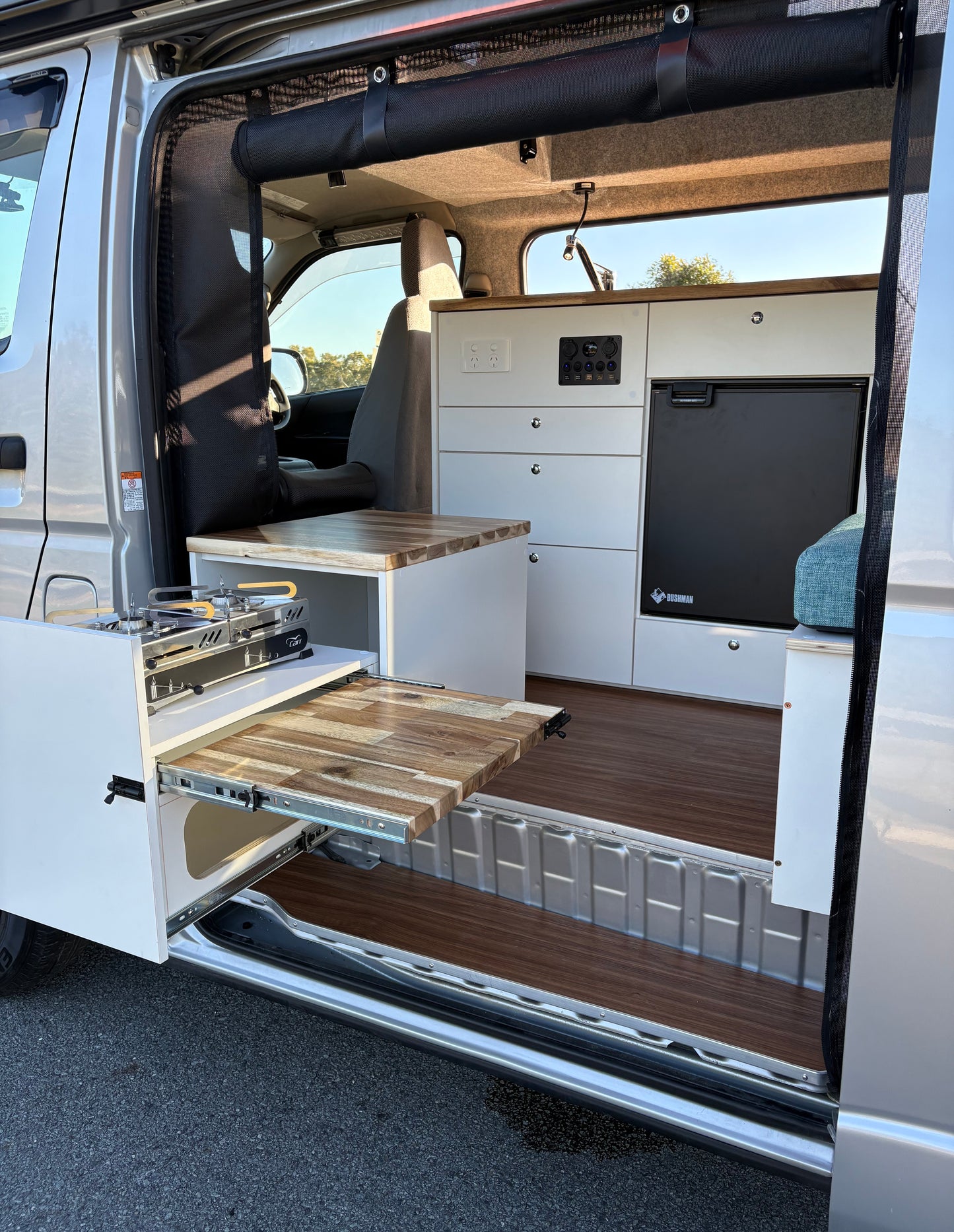 Hiace Super Singles Fitout | Twin Beds + Pop-Top — from $44,999