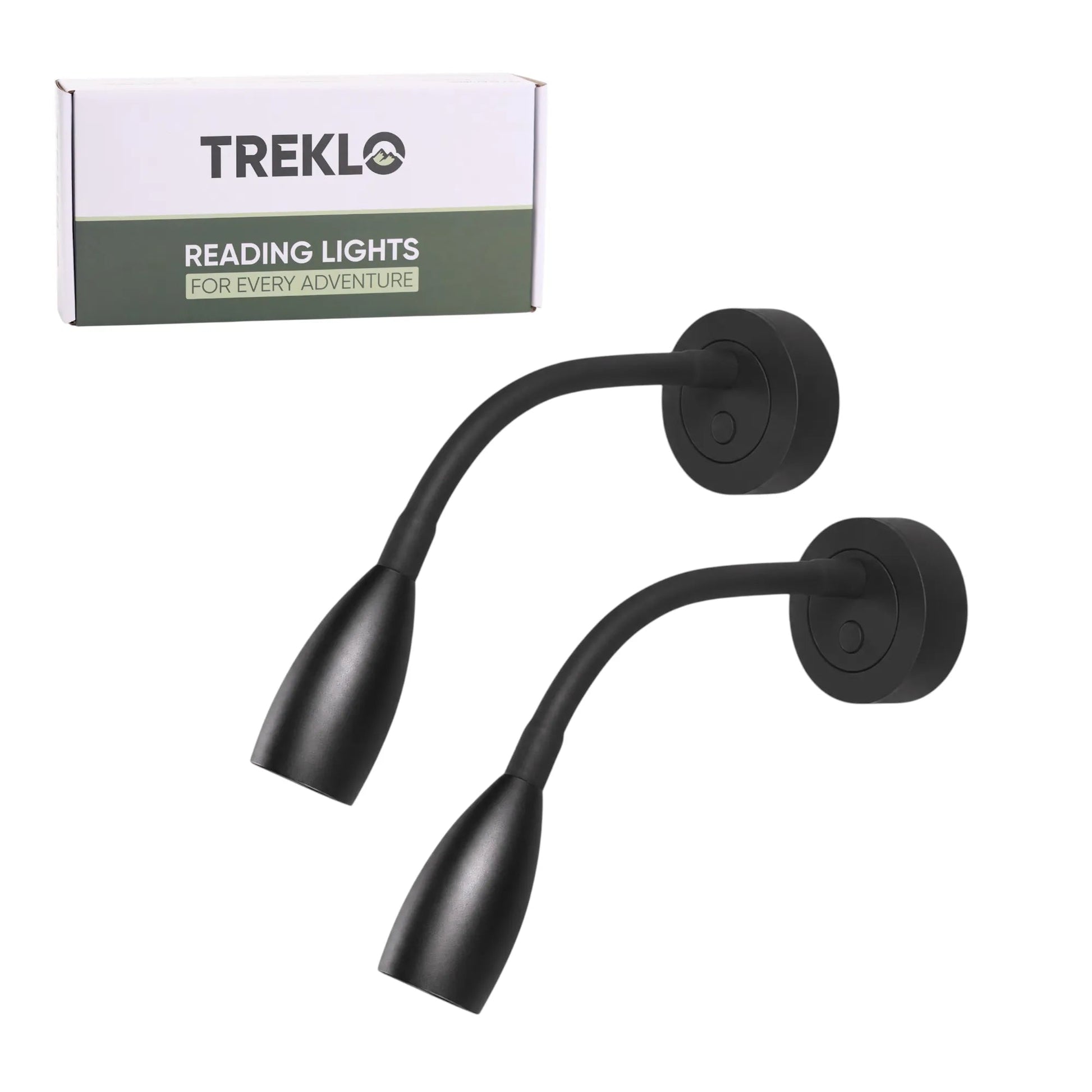 12V Reading Lights with USB Pair | Campervan