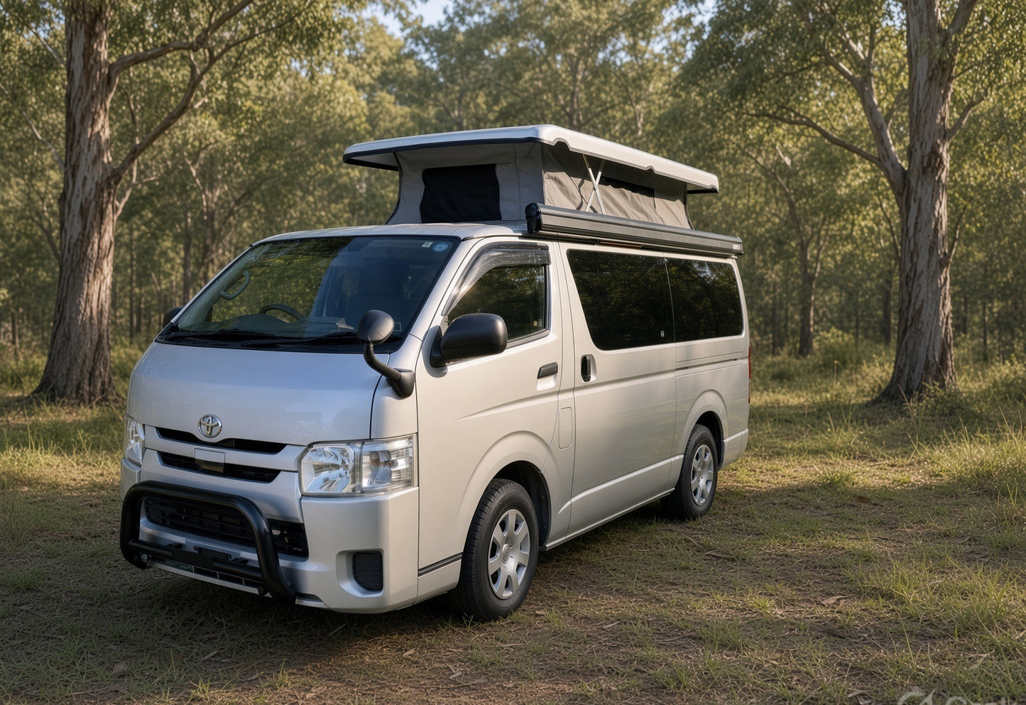 Hiace Super Singles Fitout | Twin Beds + Pop-Top — from $44,999