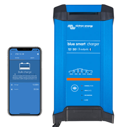 Victron Blue Smart IP22 Battery Charger 12/30(3) 240V AU/NZ