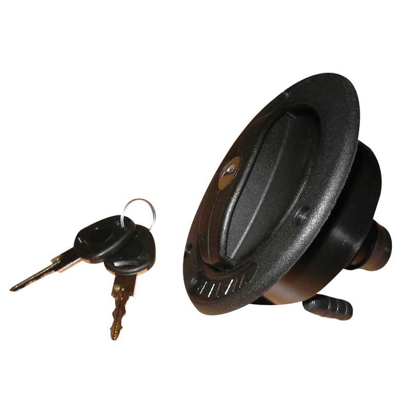 Lockable Water Filler Black 25mm | Campervan